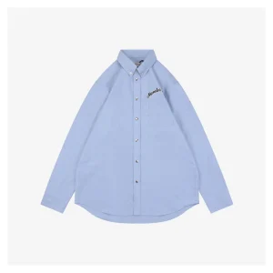 Moncler Signature Embroidered Pocket Shirt Front view