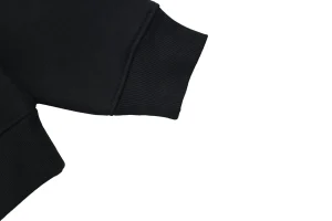 Moncler Small Logo Crewneck Sweatshirt Black Cuff