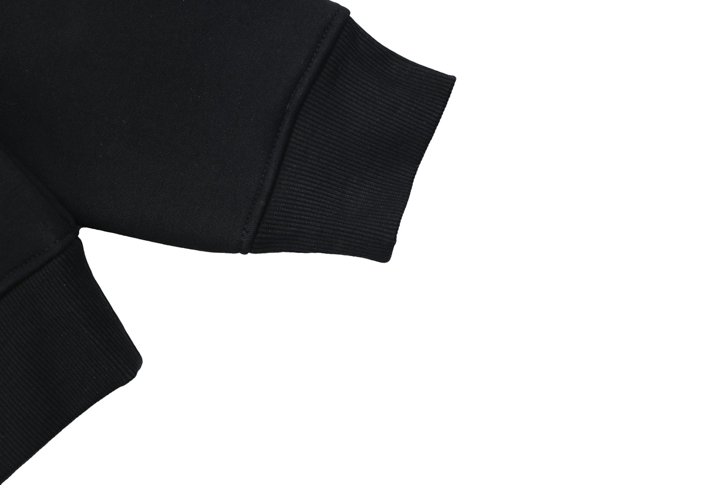 Moncler Small Logo Crewneck Sweatshirt Black Cuff