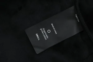 Moncler Small Logo Crewneck Sweatshirt Black Wash label