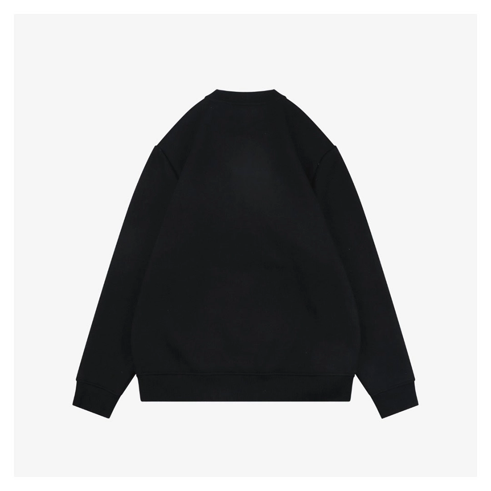 Moncler Small Logo Crewneck Sweatshirt Black Back view