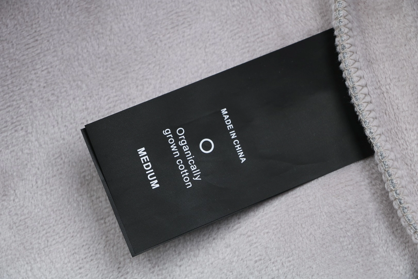 Moncler Small Logo Crewneck Sweatshirt Grey Wash label