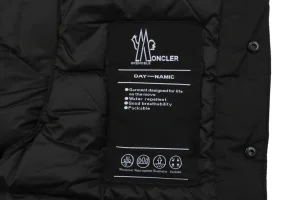 Moncler Tongass Utility Down Vest #MX-33 Black Brand label