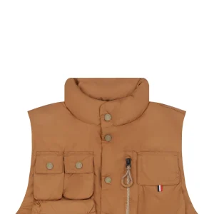 Moncler Tongass Utility Down Vest #MX-33 Brown