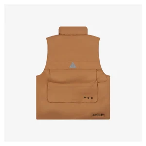 Moncler Tongass Utility Down Vest #MX-33 Brown Back view