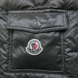 Moncler Vouyere Maya 2 Hooded Down Jacket #510 Grey Pocket