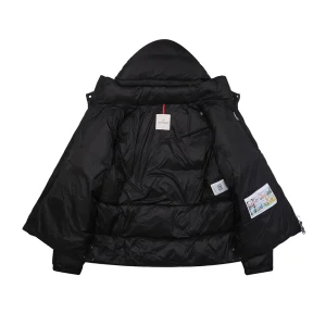 Moncler Vouyere Maya 2 Hooded Down Jacket #510 Black Lining