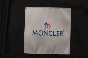 Mxxcler Faucon Long Hooded Down Coat Brand label