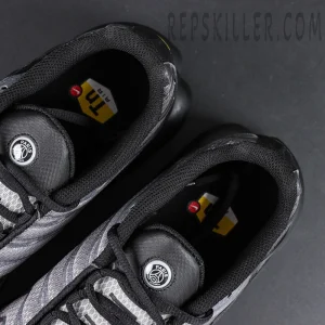 Nike Air Max Plus inner view with padded lining and branded insole