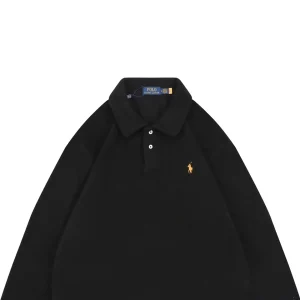 Ralph Lauren Embroidered Pony Double-Fleece Polo Shirt