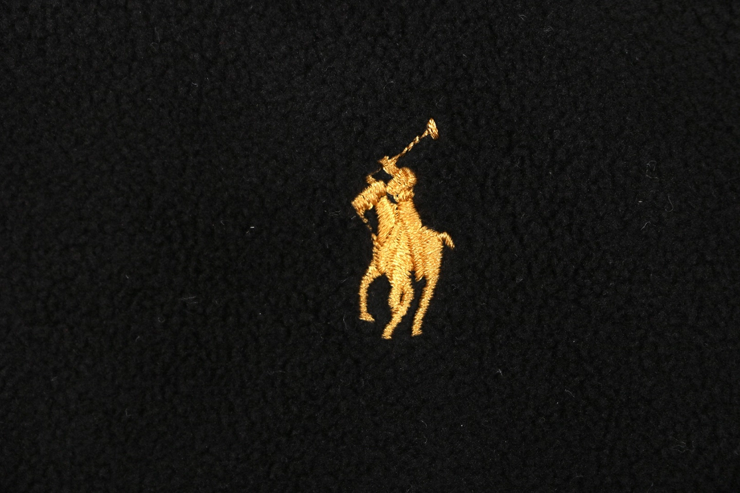 Ralph Lauren Embroidered Pony Double-Fleece Polo Shirt Brand