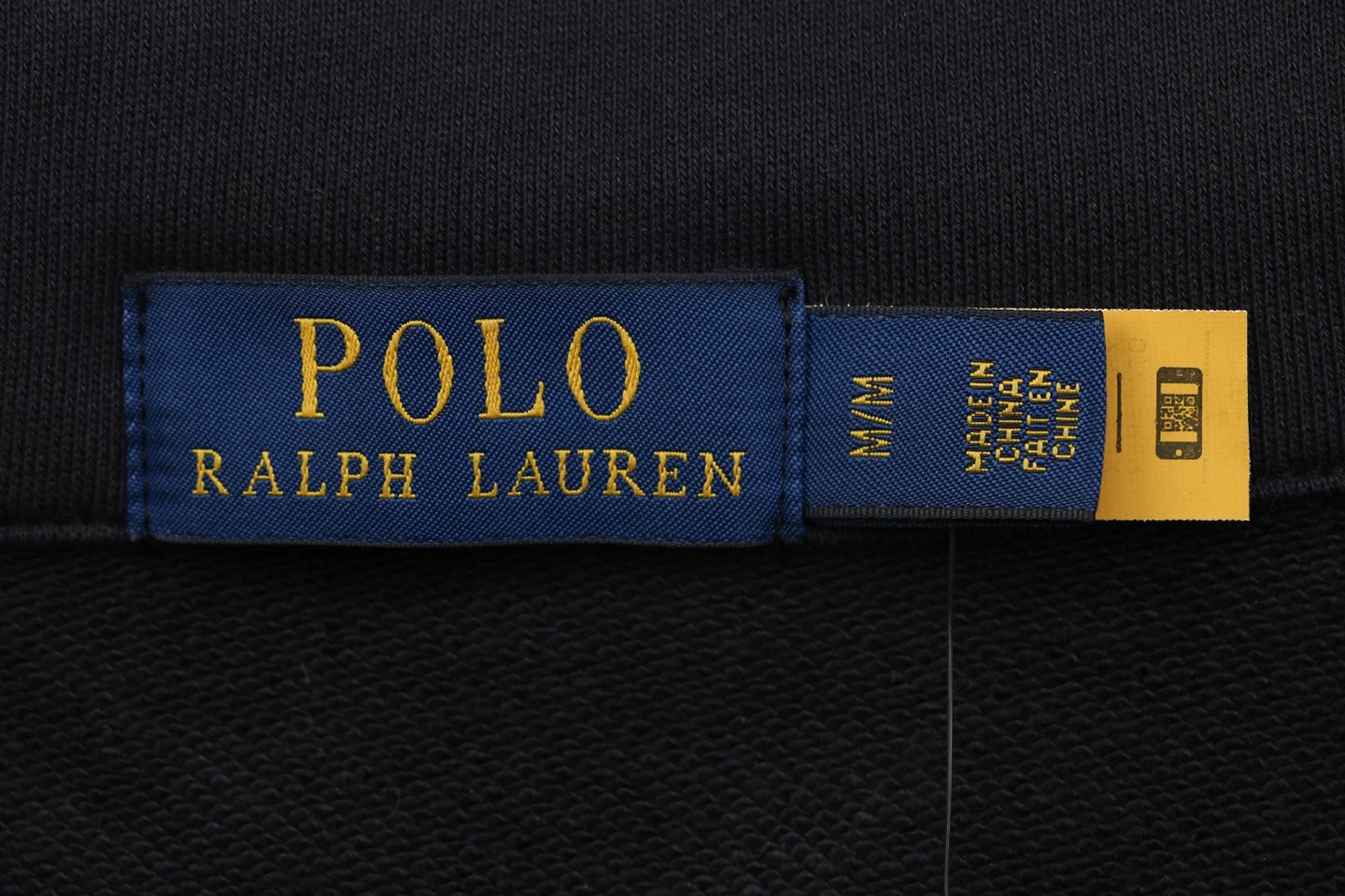 Ralph Lauren Pony Logo Half-Zip Polo Sweatshirt Brand label