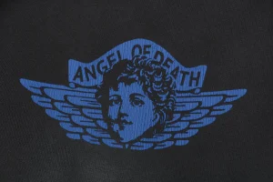 Saint Michael Angel Rebirth Vintage Distressed Print Sweatpants Pirnt