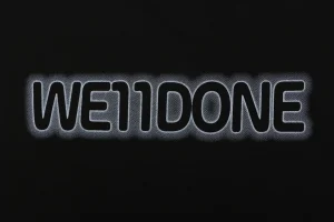 We11done Bear Graphic Shirt Back Brand Print