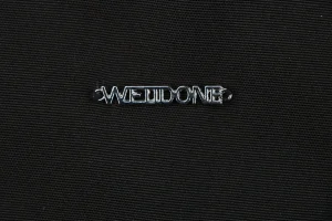 We11done Minimal Logo Shearling Collar Padded Jacket Brand