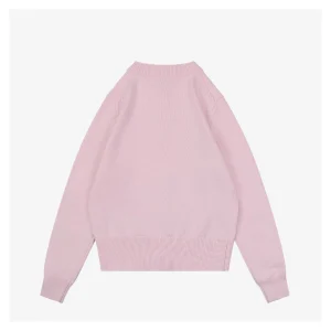 Ami Embossed Heart Knit Cardigan Back view