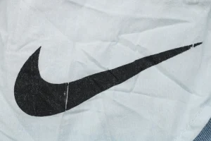 Nike Swoosh Embroidered Denim Trousers Brand