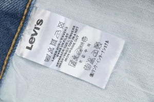 Nike Swoosh Embroidered Denim Trousers Wash label