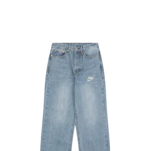 Nike Swoosh Embroidered Denim Trousers