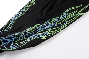 Sp5der 555 Web Flame Graphic Sweatpants6