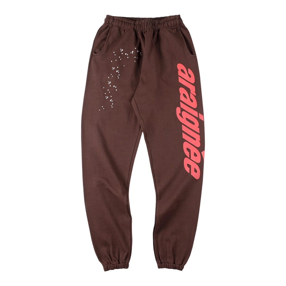 Sp5der Araignée Logo Sweatpants Front view