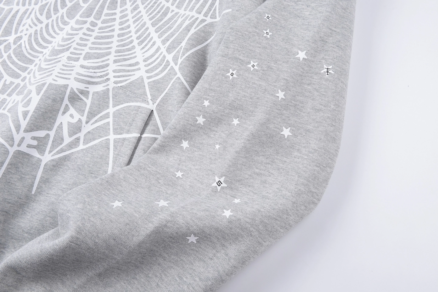 Sp5der Ashweb Grey Arachnophobia Hoodie1