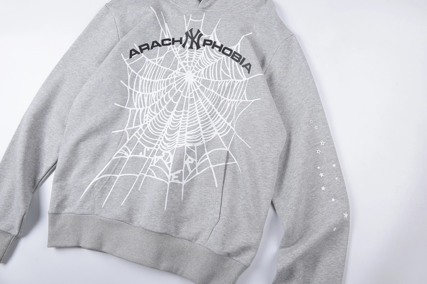 Sp5der Ashweb Grey Arachnophobia Hoodie4