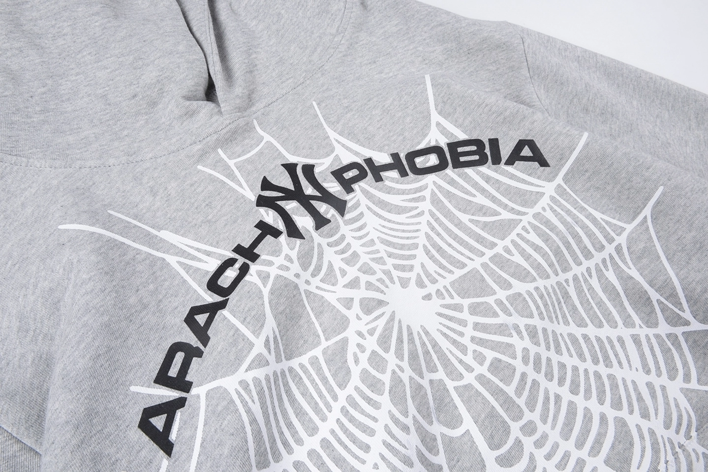 Sp5der Ashweb Grey Arachnophobia Hoodie8