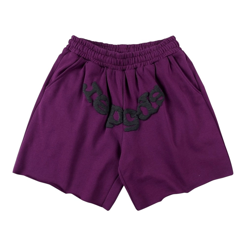 Sp5der Chenille Logo Sweat Shorts Front view