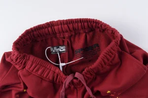 Sp5der Crimson Gold Web Graphic Sweatpants15