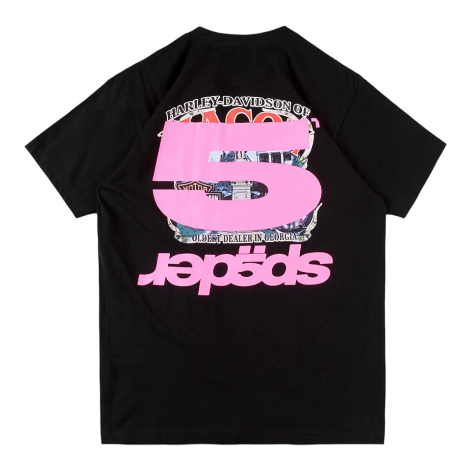 Sp5der Harley Georgia Star Graphic T-Shirt Back view