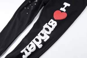 Sp5der Midnight Heart Script Graphic Sweatpants6
