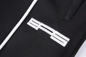 Sp5der Midnight White Dual-Stripe Track Pants2