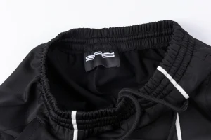 Sp5der Midnight White Dual-Stripe Track Pants5