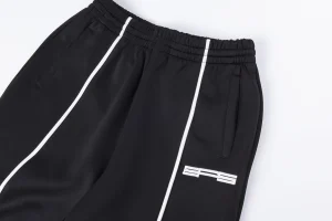 Sp5der Midnight White Dual-Stripe Track Pants6
