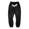 Sp5der Midnight White Stardust Script Sweatpants