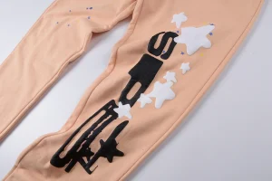 Sp5der Peach Star Logo Graphic Sweatpants5