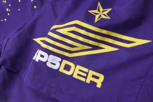 Sp5der Purple Star Logo Graphic Shorts4