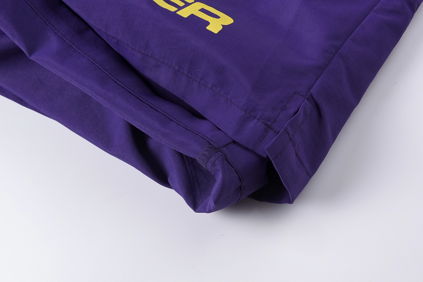 Sp5der Purple Star Logo Graphic Shorts5