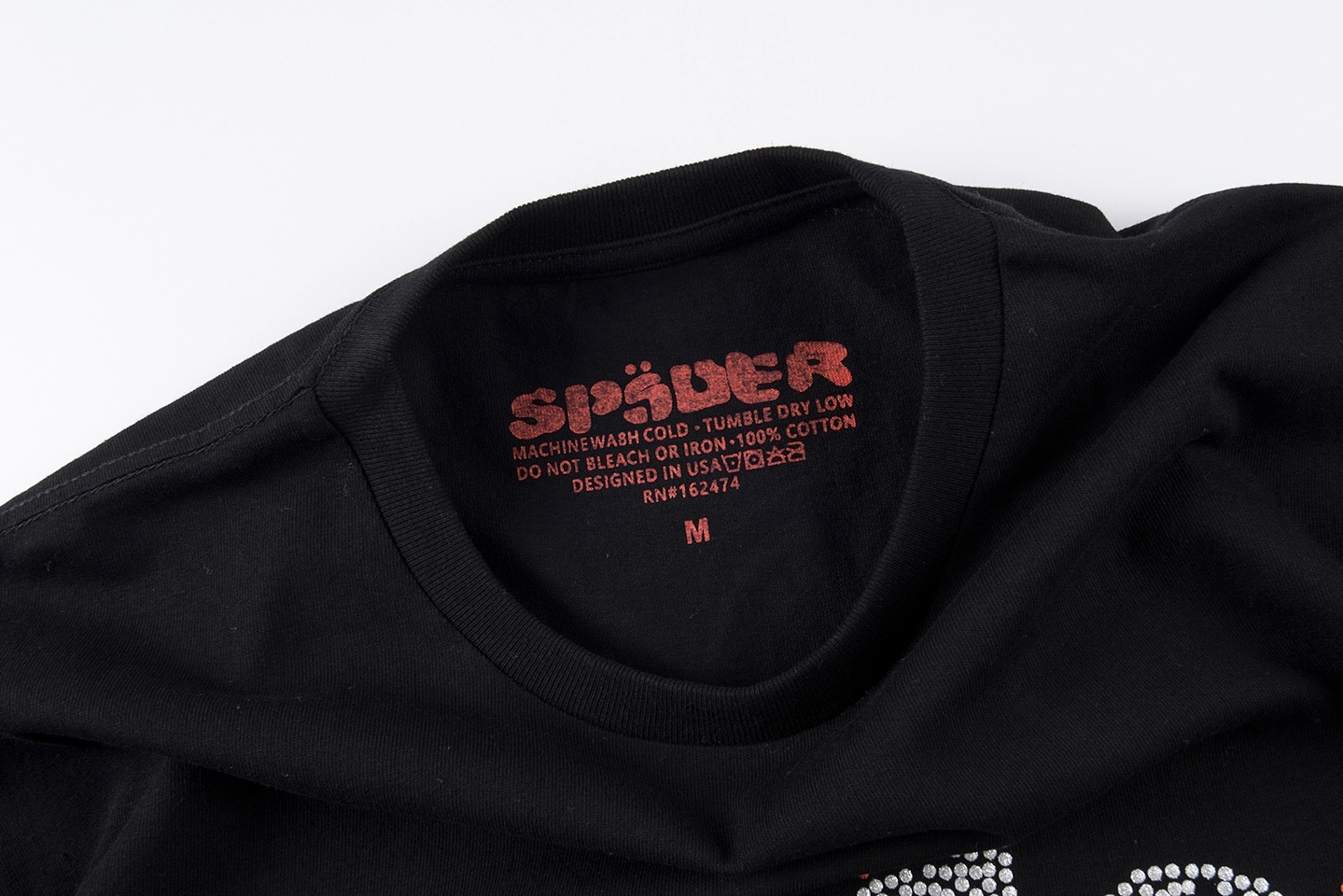 Sp5der Rhinestone Web Graphic T-Shirt8