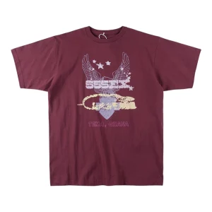 Sp5der Tema Ghana Eagle Graphic T-Shirt