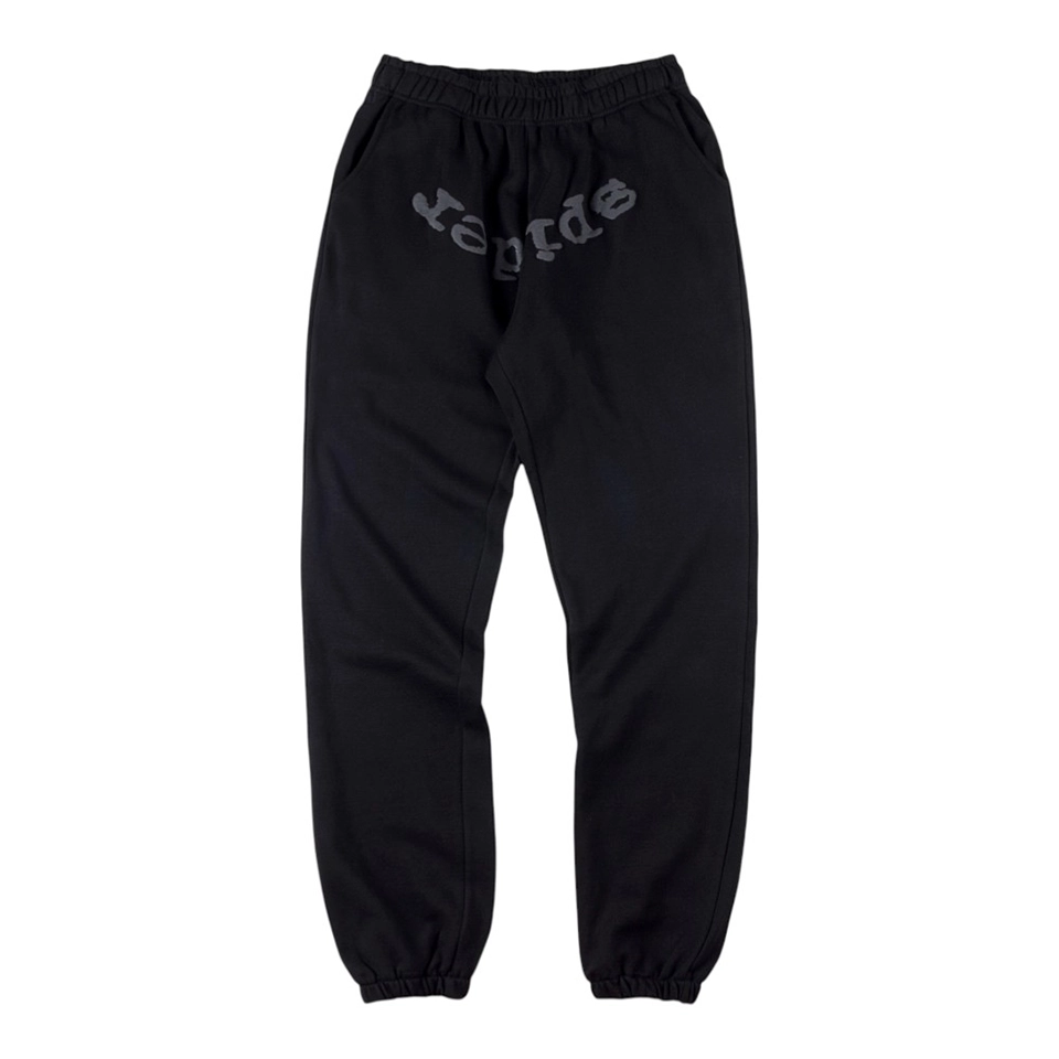 Sp5der Tonal Logo Fleece Sweatpants Front view