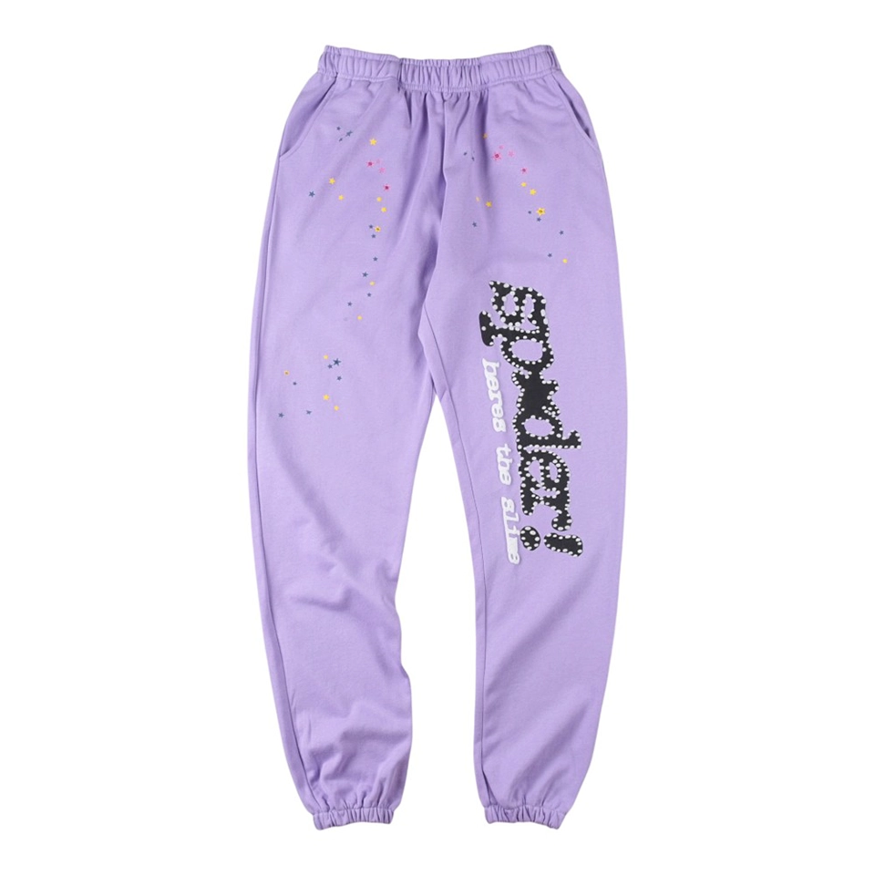 Sp5der Web Star Logo Sweatpants Front view