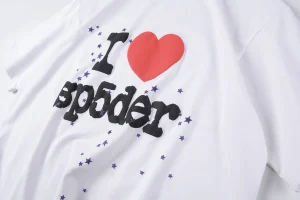 Sp5der White I Heart Logo Star Graphic T-Shirt1