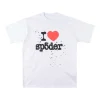 Sp5der White I Heart Logo Star Graphic T-Shirt