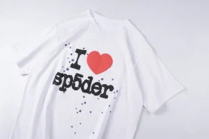 Sp5der White I Heart Logo Star Graphic T-Shirt7