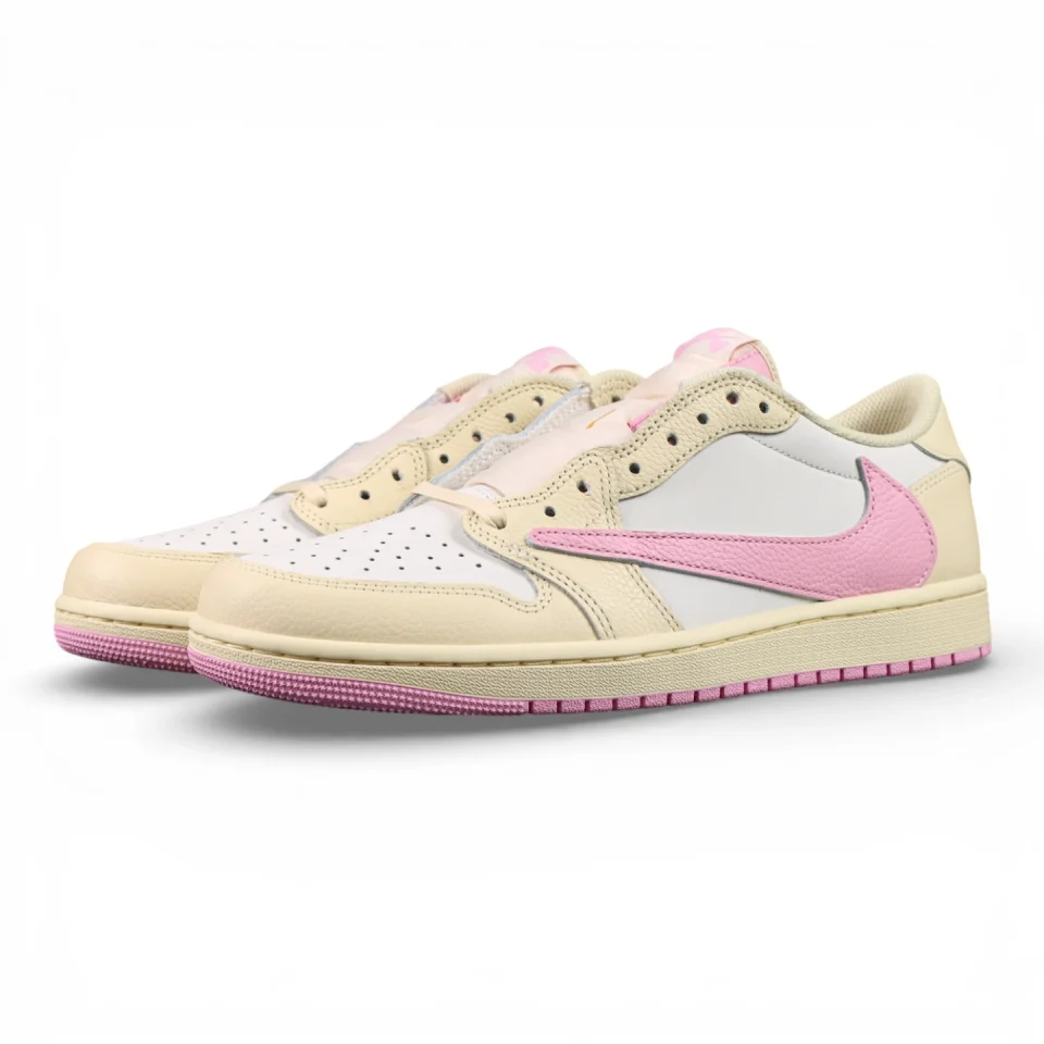 Travis Scott x Air Jordan 1 Retro Low OG 'Muslin Pink'