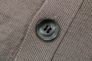 AMI Paris Ami de Cœur Wool Blend Cardigan Button