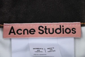 Acne Studios 1981M Chain Print Vintage Wash Denim Jeans Brand label