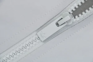 Adidas Originals Three-Stripes Stand-Collar Track Jacket Grey Zipper puller